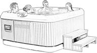 Dream Spa Hot Tub Sketch